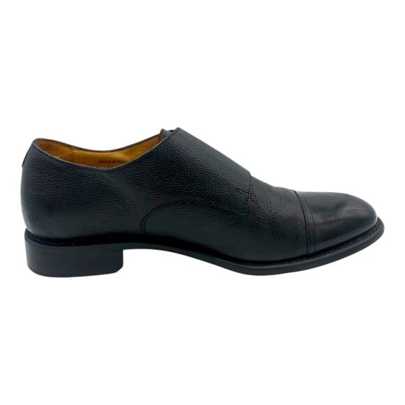 The Office of Angela Scott Mr. Colin Black Leather Double Monk Strap Loafer 41 - Picture 6 of 15